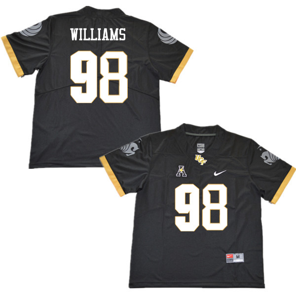 Men #98 Malcolm Williams UCF Knights College Football Jerseys Sale-Black